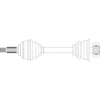 Arbre de transmission avant gauche GENERAL RICAMBI OEM 391018828R