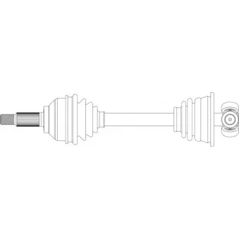 GENERAL RICAMBI RE3323 - Arbre de transmission avant gauche