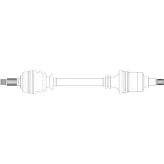 GENERAL RICAMBI RV3003 - Arbre de transmission avant gauche