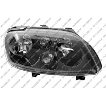 Projecteur principal PRASCO VG7154905 pour VOLKSWAGEN TOURAN 1.9 TDI - 100cv