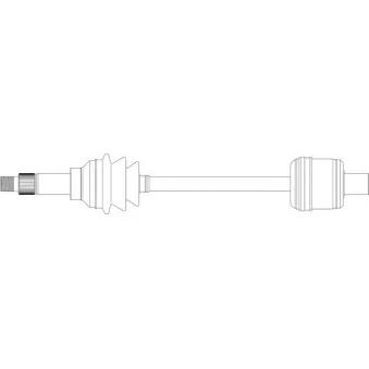 GENERAL RICAMBI RV3039 - Arbre de transmission avant gauche