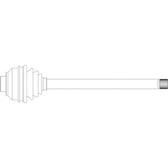Arbre de transmission avant droit GENERAL RICAMBI RV3103
