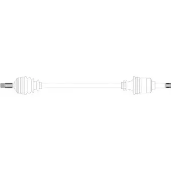 GENERAL RICAMBI RV3111 - Arbre de transmission avant droit