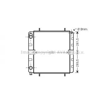 PRASCO VN2032 - Radiateur, refroidissement du moteur