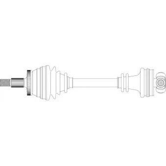 Arbre de transmission avant gauche GENERAL RICAMBI OEM 4195475 Arbre de transmission avant gauche GENERAL RICAMBI OEM 4195475