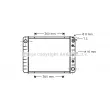 Radiateur, refroidissement du moteur PRASCO [VO2028]