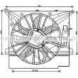Ventilateur, refroidissement du moteur PRASCO [VO7509]