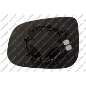 Verre de rétroviseur, rétroviseur extérieur PRASCO OEM 30716483