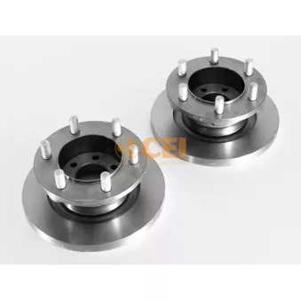 Jeu de 2 disques de frein avant C.E.I. OEM 504080994