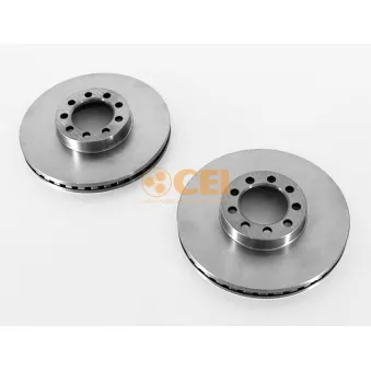 Jeu de 2 disques de frein arrière C.E.I. OEM 2996122