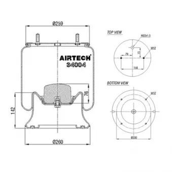 C.E.I. 262.050 - Ressort pneumatique, suspension pneumatique