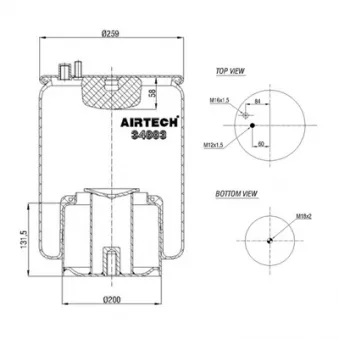 C.E.I. 262.061 - Ressort pneumatique, suspension pneumatique