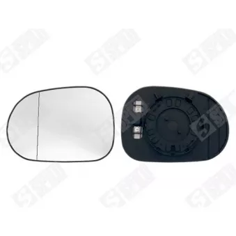 Verre de rétroviseur, rétroviseur extérieur SPILU [11870]