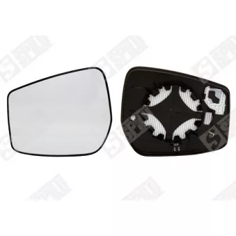 Verre de rétroviseur, rétroviseur extérieur SPILU 15191