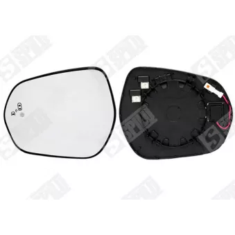 SPILU 15747 - Verre de rétroviseur, rétroviseur extérieur