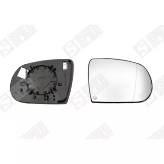 Verre de rétroviseur, rétroviseur extérieur SPILU [15760]