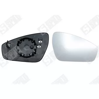 Verre de rétroviseur, rétroviseur extérieur SPILU [16060]