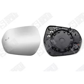 SPILU 16105 - Verre de rétroviseur, rétroviseur extérieur