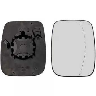 Verre de rétroviseur, rétroviseur extérieur SPILU 16122 pour AUDI A4 2,0 dCi 150 - 150cv