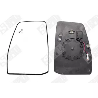 SPILU 16129 - Verre de rétroviseur, rétroviseur extérieur