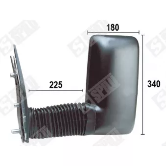 SPILU 51309 - Rétroviseur extérieur