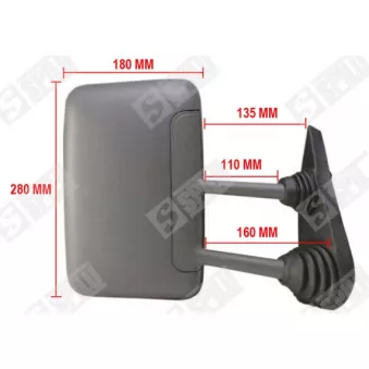 SPILU 51320 - Rétroviseur extérieur