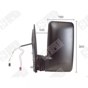 Rétroviseur extérieur SPILU OEM 504056864