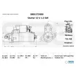 SEG Automotive 0001172400 - Démarreur