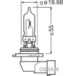 OSRAM 9005 - Ampoule, projecteur longue portée