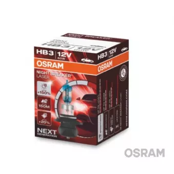 Ampoule, projecteur longue portée OSRAM 9005NL pour DUCATI 999 999 R - 150cv