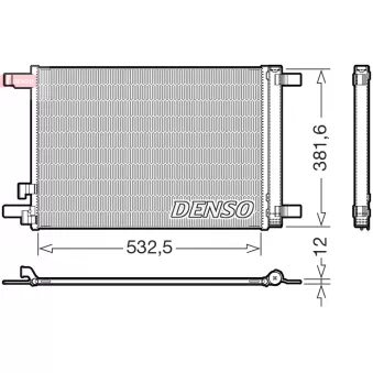 Condenseur, climatisation DENSO OEM 5wa816411a