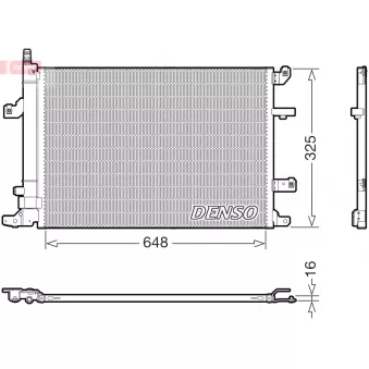 Condenseur, climatisation DENSO OEM 30648954
