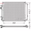 Condenseur, climatisation DENSO [DCN43015]