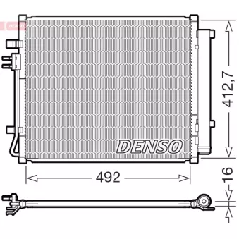 DENSO DCN43015 - Condenseur, climatisation