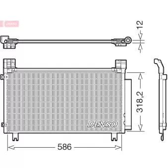 DENSO DCN50134 - Condenseur, climatisation