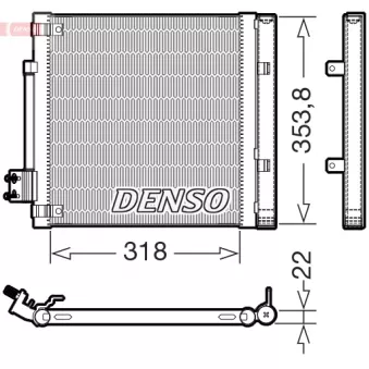 DENSO DCN99082 - Condenseur, climatisation