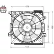 Ventilateur, refroidissement du moteur DENSO [DER43000]