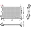 Radiateur, refroidissement du moteur DENSO [DRM10122]