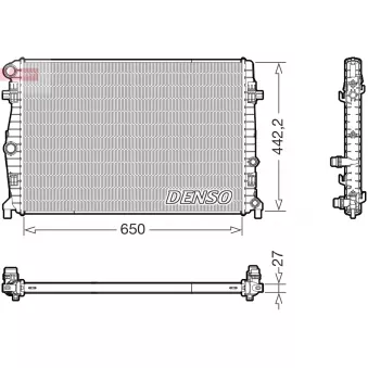 Radiateur, refroidissement du moteur DENSO DRM32058