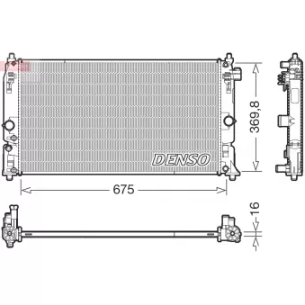 DENSO DRM50150 - Radiateur, refroidissement du moteur