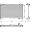 Radiateur, refroidissement du moteur DENSO [DRM51021]