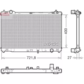 DENSO DRM51021 - Radiateur, refroidissement du moteur