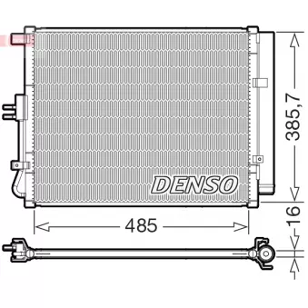 DENSO DCN43007 - Condenseur, climatisation