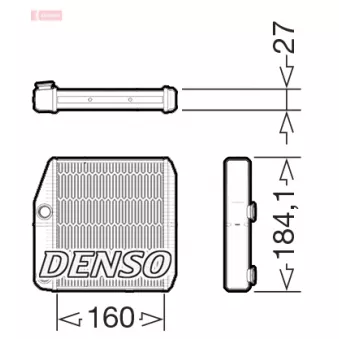Système de chauffage DENSO OEM 009-015-0008-B-A