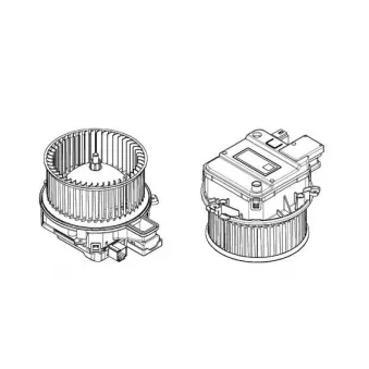 Pulseur d'air habitacle MAHLE AB 338 000P pour DAF XF 55 TFSi e quattro - 367cv