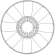 MAHLE CFW 79 000P - Roue du souffleur, refroidissementdu moteur