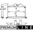 Intercooler, échangeur MAHLE [CI 89 000P]