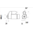 MAHLE MS 1143 - Démarreur