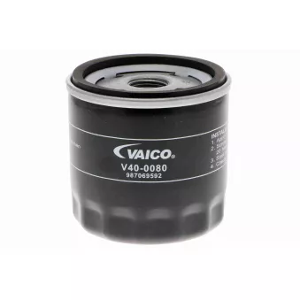 Filtre à huile VAICO V40-0080 pour AUDI A3 1.2 TFSI - 110cv