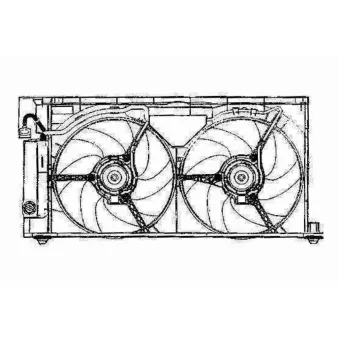 Ventilateur, refroidissement du moteur VEMO V22-01-1761 pour CITROEN XSARA 1.9 D - 69cv